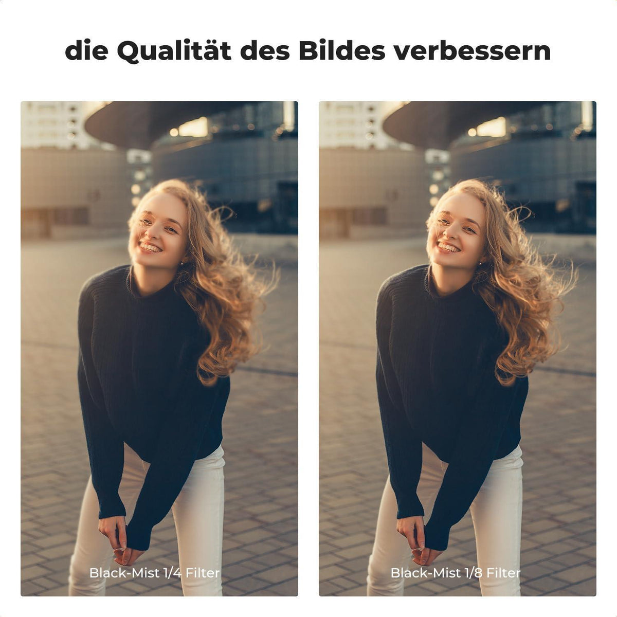 Black Mist Filter Set für Video & Portraitaufnahmen