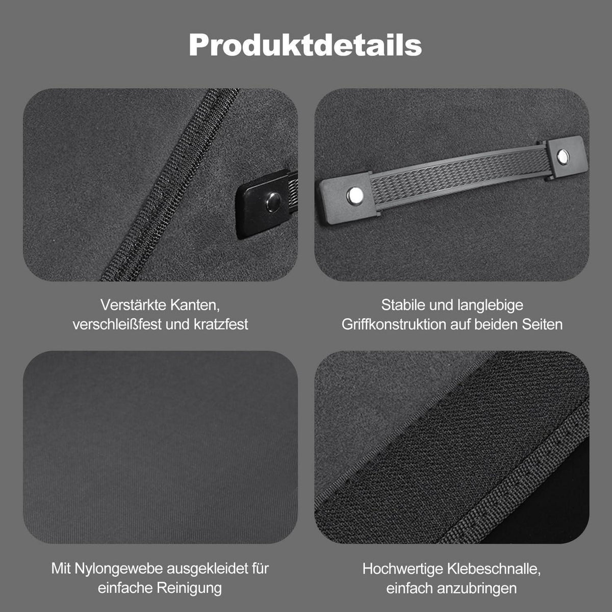 Kofferraum Organizer zusammenklappbar mit Fächern & Deckel