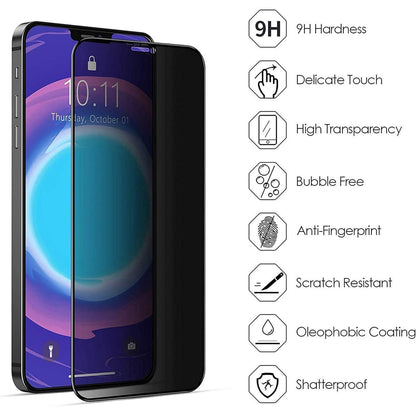 3er Pack mattes Privacy Schutzglas für iPhone 12 Pro Max