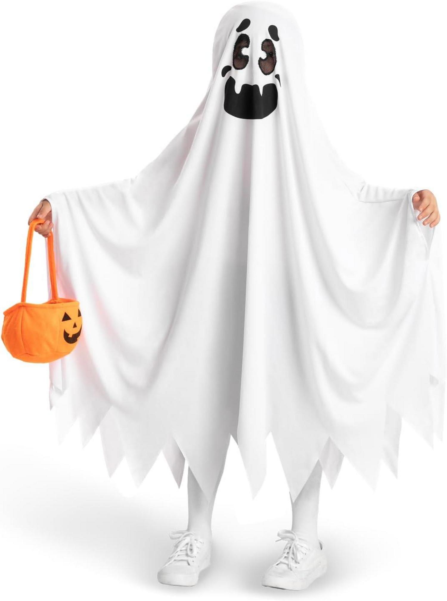 Geist Umhang Halloween Kostüm Kinder Spooky Party Spaß Größe L