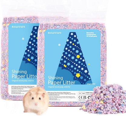 Hamster Streu Bunt 900g Staubfrei Toilettenstre