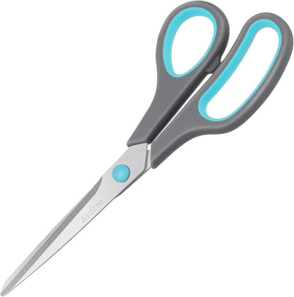 Hochwertige Edelstahl-Schere mit weichem Griff, Allzweck, 21,5 cm