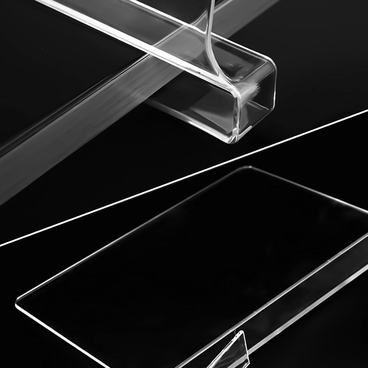 Transparente Acryl-Regalteiler 8er Set verstellbarer