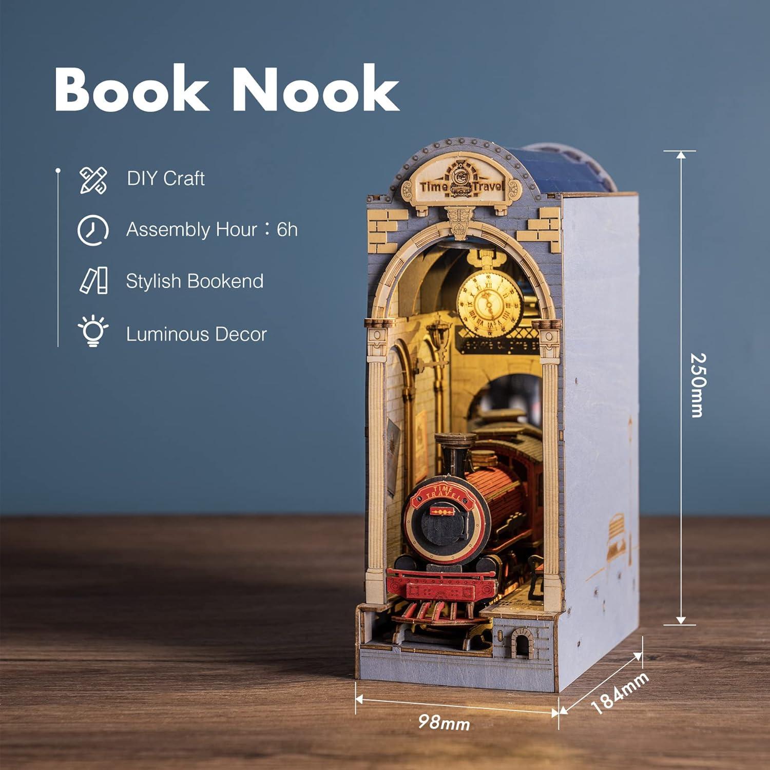 DIY 3D Holzpuzzle Kit für Erwachsene - Rolife Book Nook Bausatz