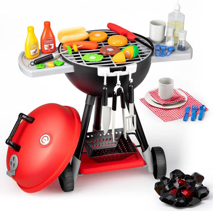 Kinder BBQ Grill Set Spielzeug 34-teilig für Grillfest