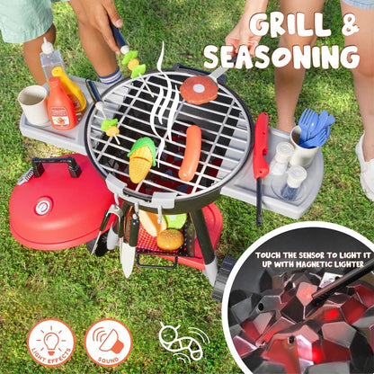 JOYIN 34 PCS Spielzeug BBQ Grill Set für Kinder