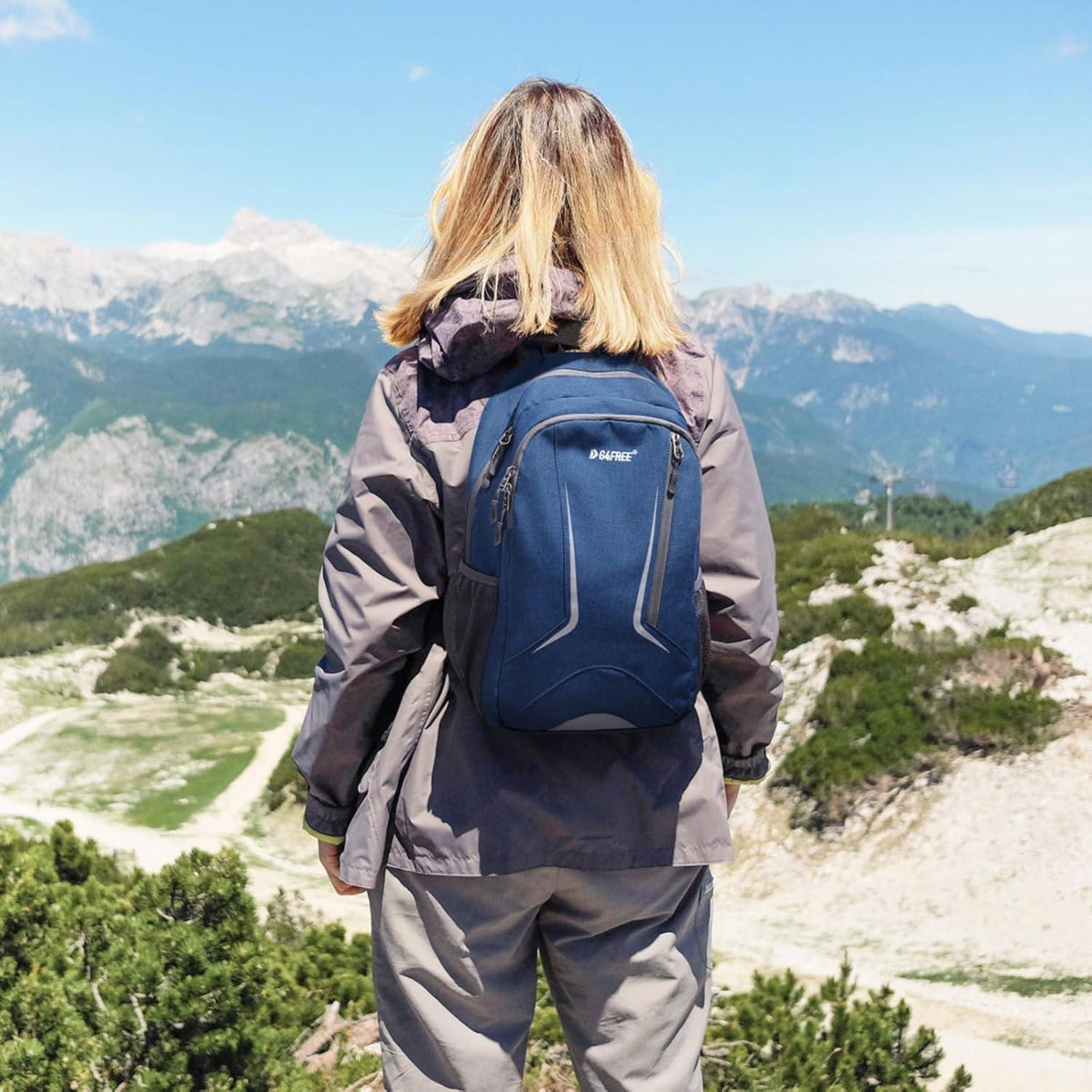 Ultraleichter Damen Mini Rucksack 16L Wasserdicht für Wandern und Reisen