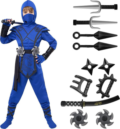Spooktacular Creations Dragon Ninja Kostüm Set mit Schaumstoff Zubehör