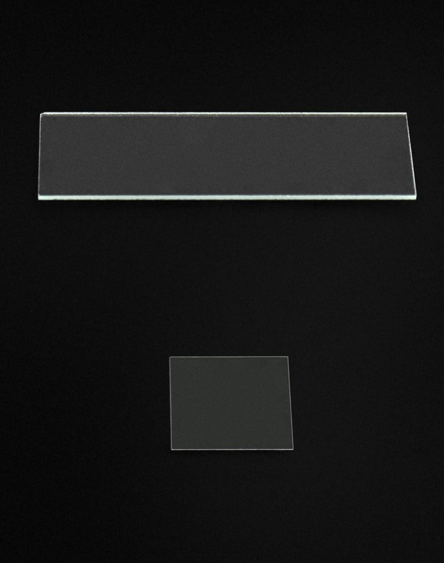 Objektträger und Deckgläser Set für Mikroskopie - 50 Objektträger 76x26mm und 100 Deckgläser 18x18mm
