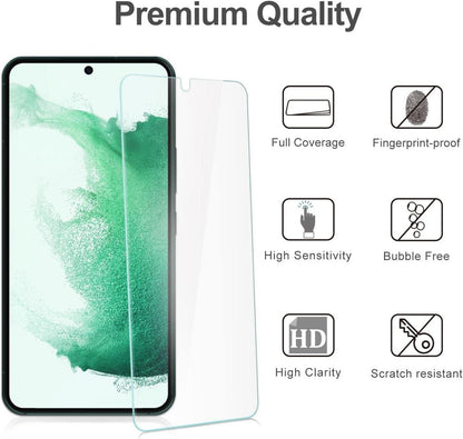 2x Panzerglas Schutzfolie für Samsung Galaxy S22 Plus 6,6 Zoll 5G