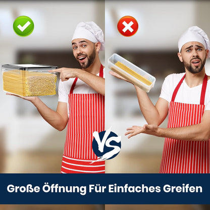 Vorratsdosen Set mit Luftdichtem Deckel, 3.2L, 4er
