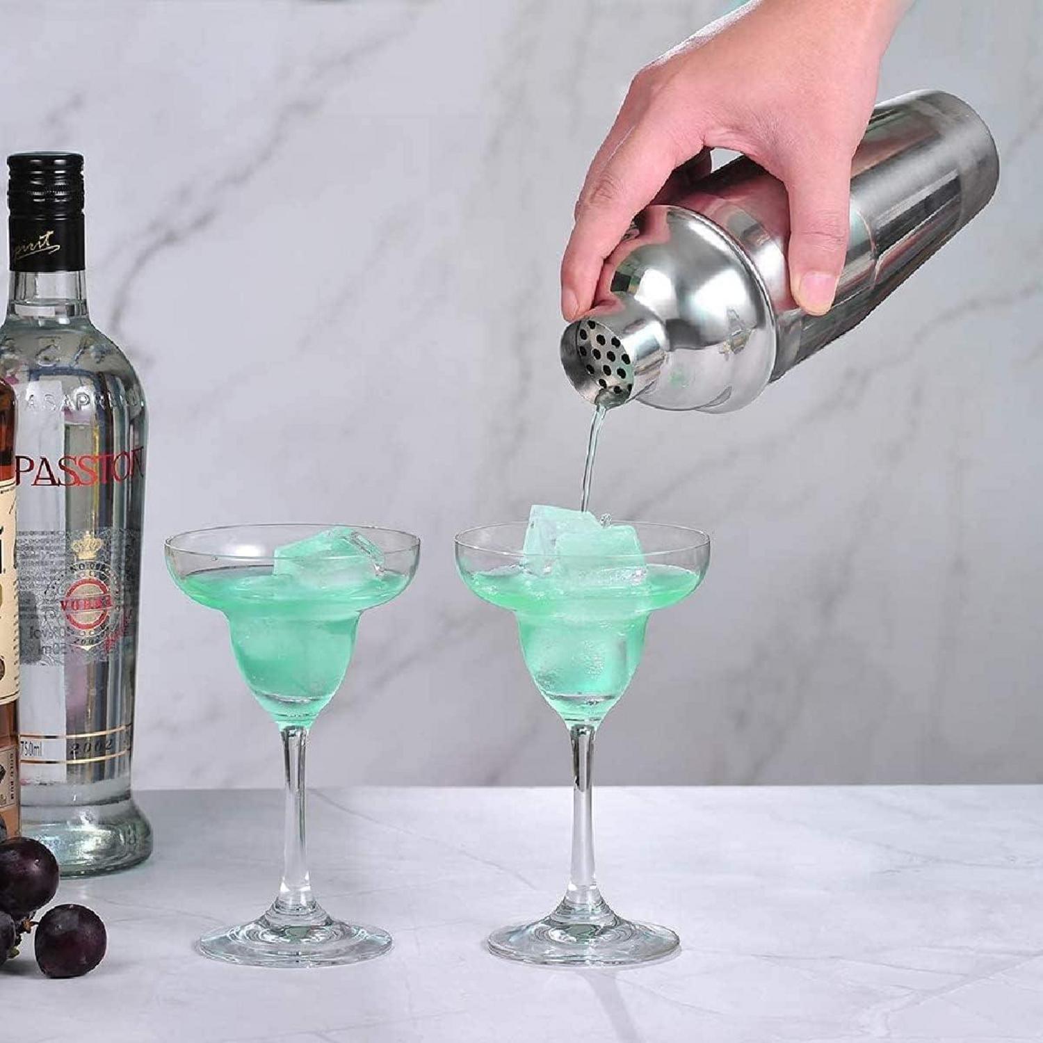 Edelstahl Cocktail Shaker Martini Mixer Set 750 ML mit Sieb