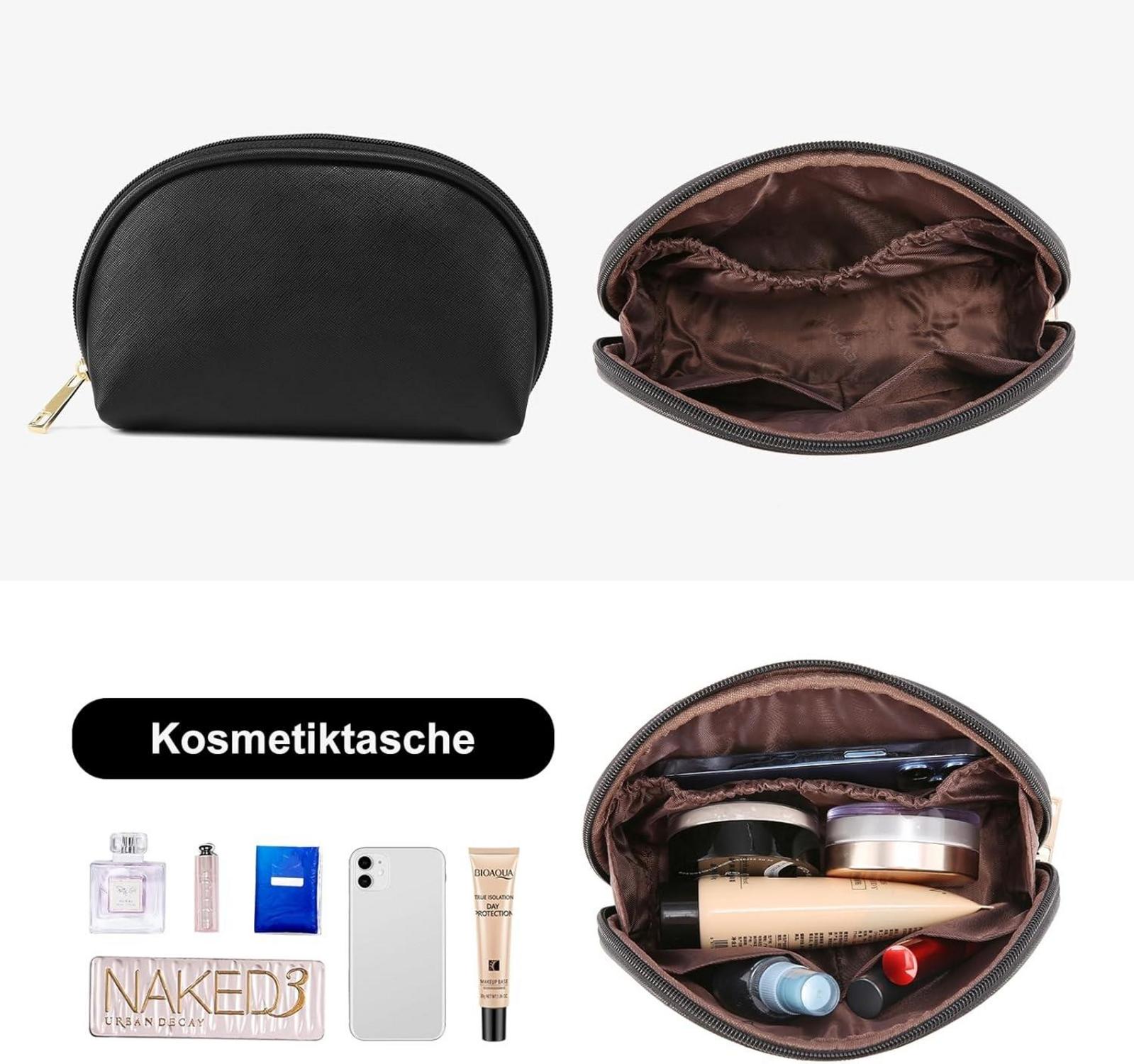 Damen Handtasche Set Shopper Schultertasche Leder Groß 3-teilig