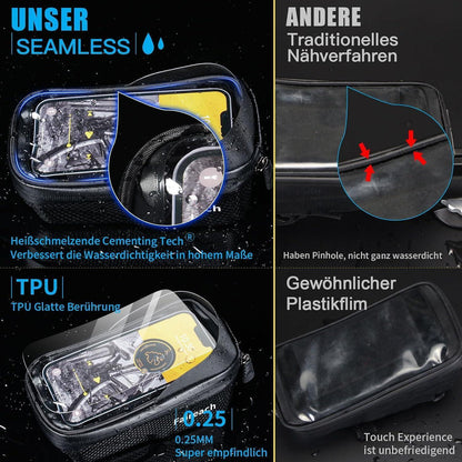 Fahrradtasche Rahmen wasserdicht Große Kapazität Handytasche