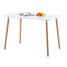 Moderner Esszimmertisch Weiß 110x70 cm – Skandinavisch & Robust
