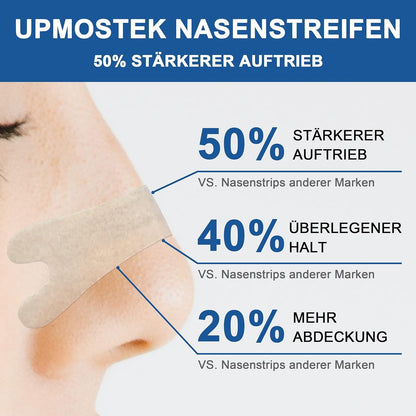 Nasenpflaster Schnarchen 50 Stück Extra Stark Besser Atmen 66x19mm