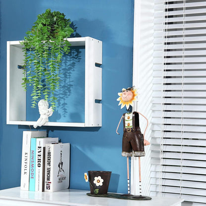 Künstliche Eukalyptus Hängepflanzen 50 cm Deko Wand Veranda (2er
