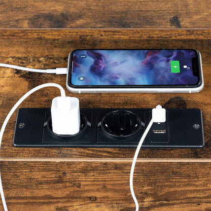Moderne Nachttisch mit Ladestation und 2