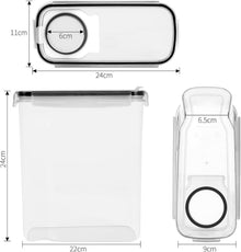 4er Set Vorratsdosen 4L Luftdicht - BPA frei