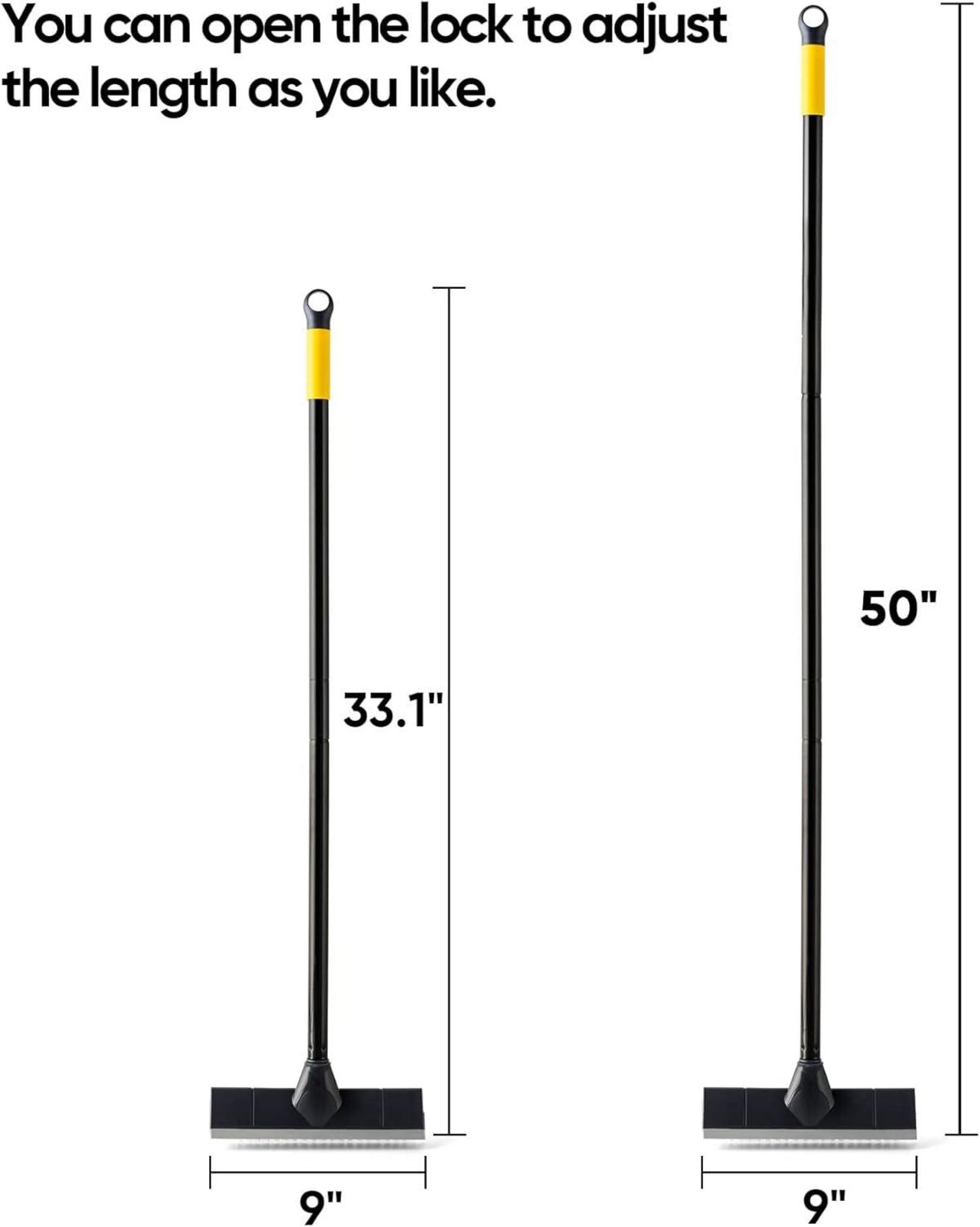 Yocada Bodenscheuerbürste 127 cm 2-in-1 Schaber Bürste Borsten Terrasse Badазвание: Yocada Bodenscheuerbürste 127 cm 2-in-1 Schaber Bürste Borsten