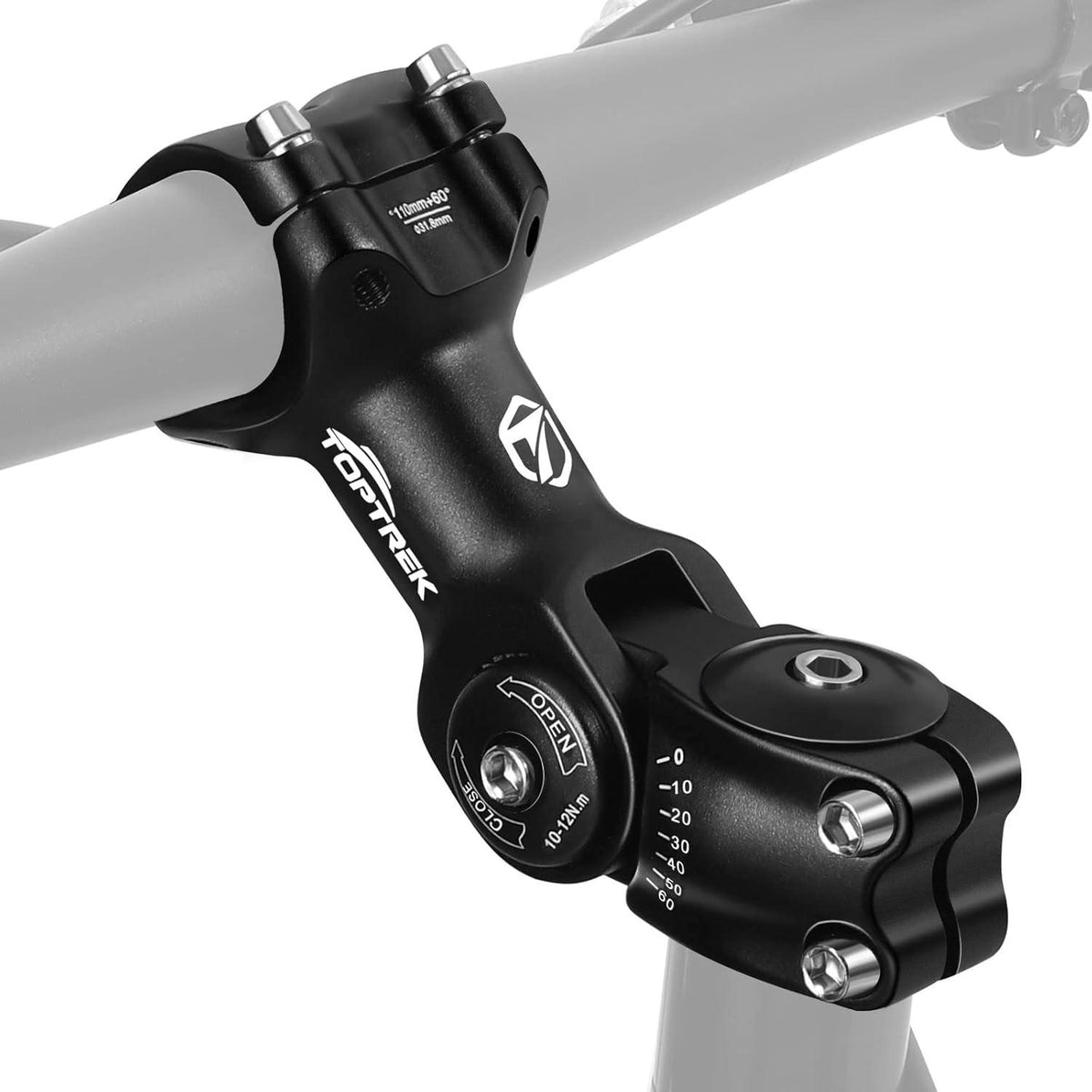 Fahrradlenker Vorbau 31.8mm*110mm Aluminium ± 60°Einstellbar