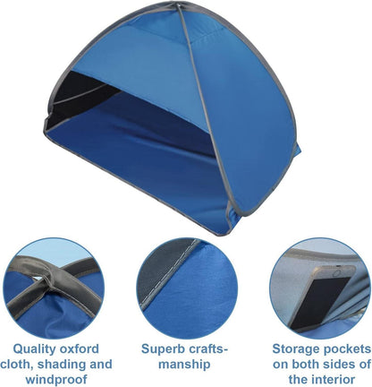 Pop-Up-Strand-Sonnenzelt faltbarer Sonnenschutz UV winddicht