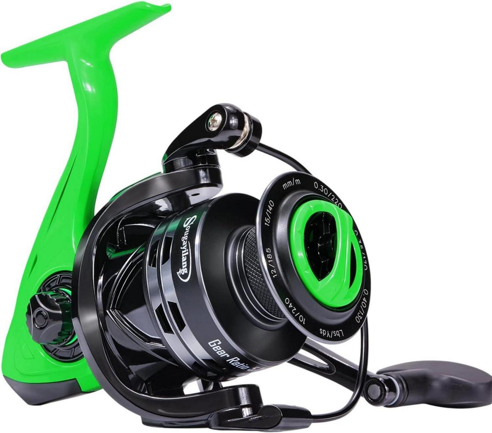 Angelrolle 5.2:1 Hochgeschwindigkeits-Spinnrolle 11+1BB Ultra Smooth