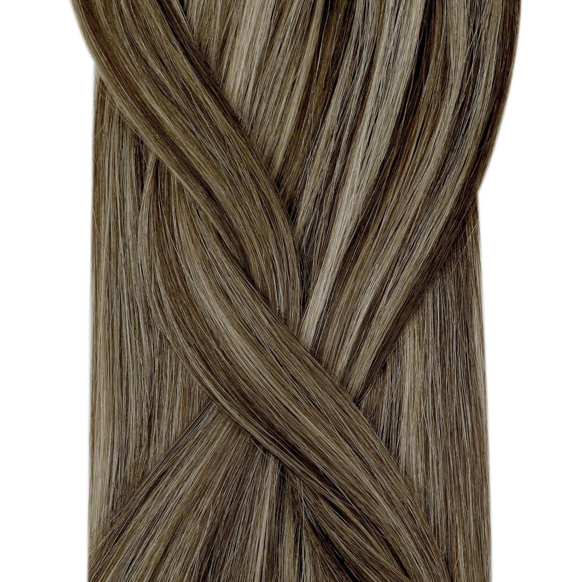 Echthaar Microring Extensions Braun 60 cm – Remy Glatt