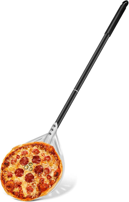 Metall Pizzaschaufel Pizzaschieber Pizza Peel Paddel mit Griff