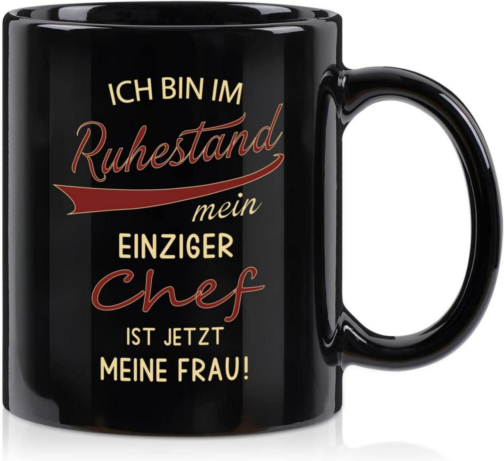 Ruhestand Geschenk Rentner Tasse Kaffeetasse Männer Rentenbeginn