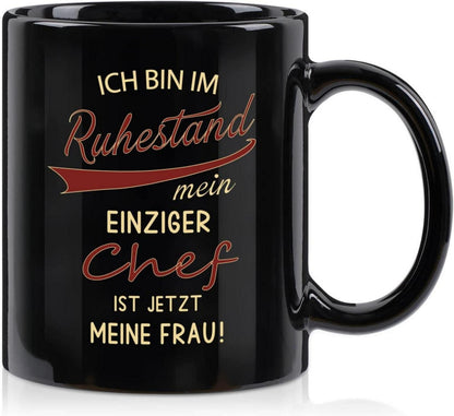 Ruhestand Geschenk Rentner Tasse Kaffeetasse Männer Rentenbeginn