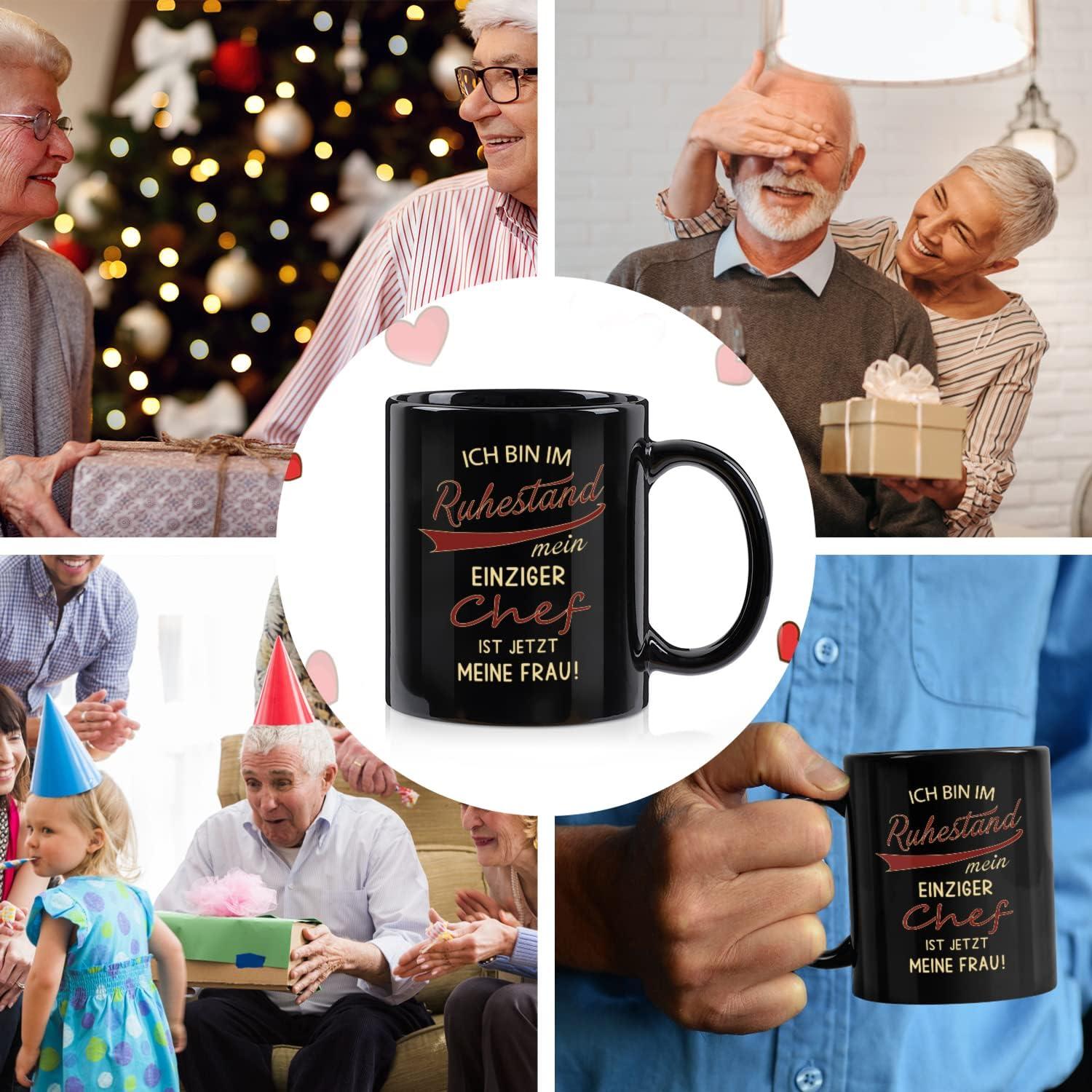 Ruhestand Geschenk Rentner Tasse Kaffeetasse Männer Renteneintritt