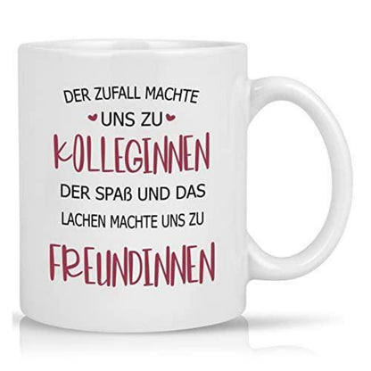 Abschiedsgeschenk Kollegin – Tasse mit Spruch – 320ml Keramik