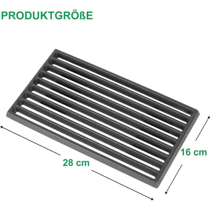 Ofenrost Gusseisen 16 x 28 cm für Kamin & Ofen