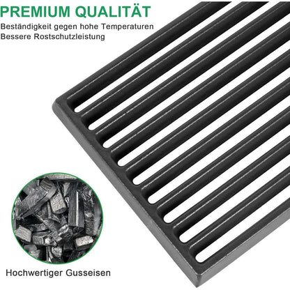 Ofenrost Gusseisen 16 x 28 cm für Kamin & Ofen