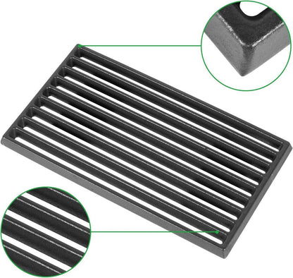Feuerrost Gusseisen 16x28 cm für Ofen & Kamin, Gussrost robust & hitzebeständig