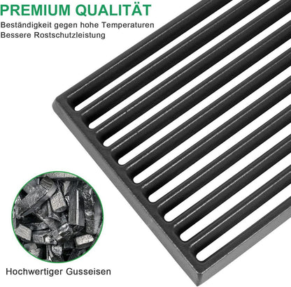 16x28 cm Gussrost Gusseisen Ofenrost für Kamin und Ofen