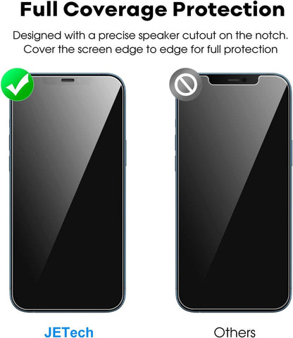 JETech iPhone 12 Pro Max 6,7 Zoll Displayschutz 3 Stück