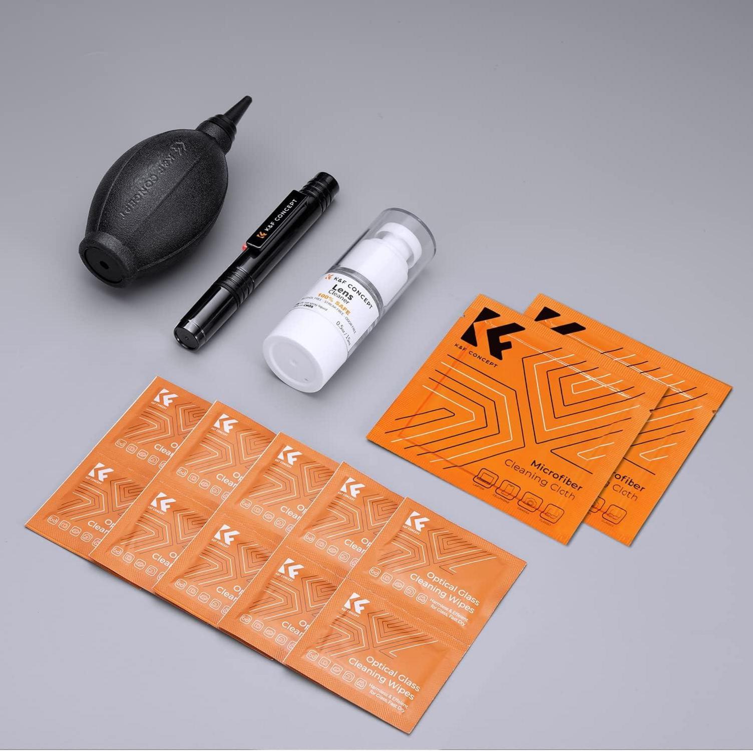 Kamera Reinigungsset 15-in-1 Lens Cleaner Spray Reinigungspinsel Luftgebläse Staubfrei vacunmverpackt