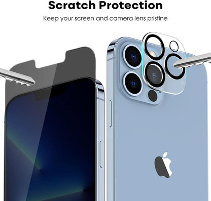 Sichtschutz Schutzfolie Panzerglas iPhone 13 Pro Max Kamera 2Stk