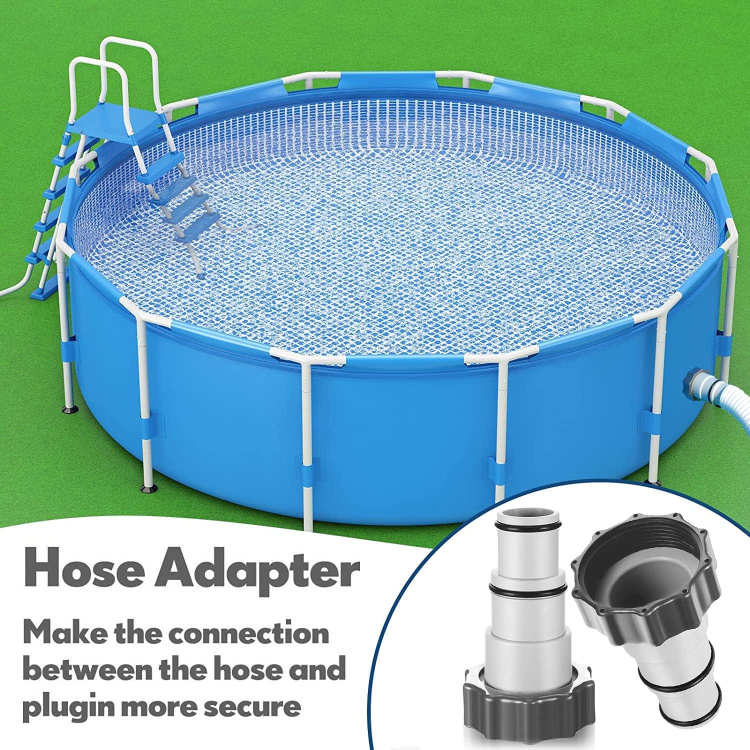 2er Pack Poolschlauch Adapter Intex Pool Ø 32 38 mm Anschluss