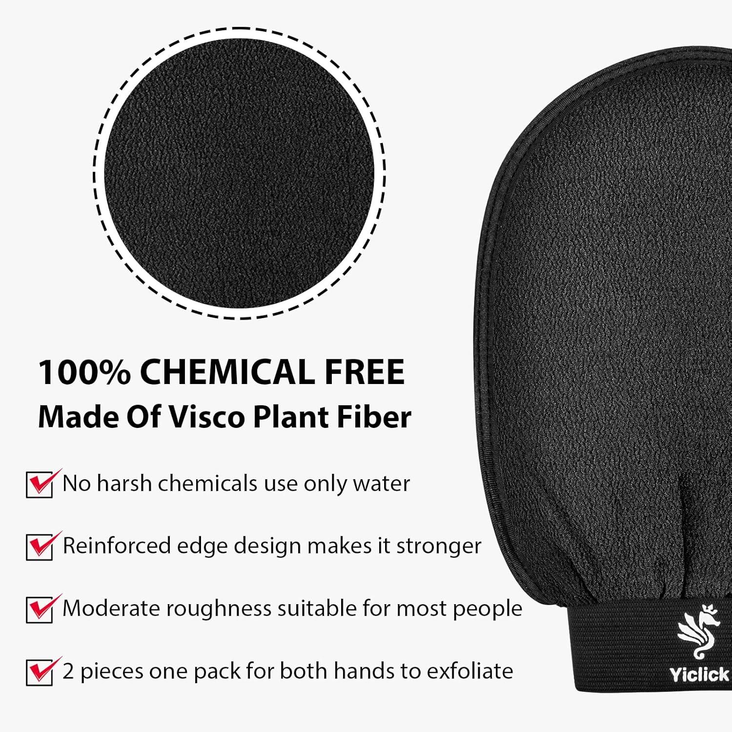 Koreanische Exfoliating Peeling-Handschuhe Schwarz