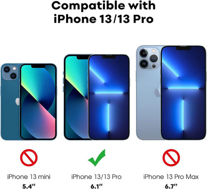 Schutzfolie für iPhone 13/13 Pro 6,1 Zoll Gehärtetes Glas Panzer HD
