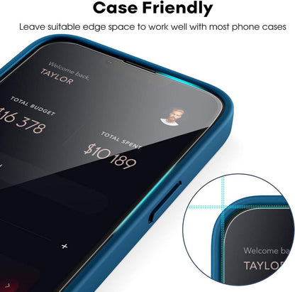 Schutzfolie für iPhone 13/13 Pro 6,1 Zoll Panzer Glas Displayschutz 3 Stück