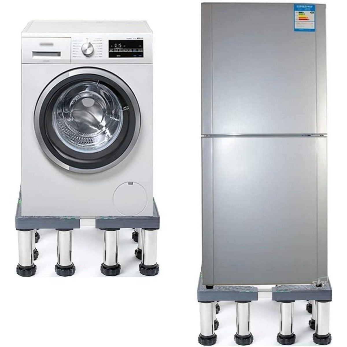 Verstellbares Kühlschrank Untergestell 45-70cm, 12 Füße, 20cm Höhe