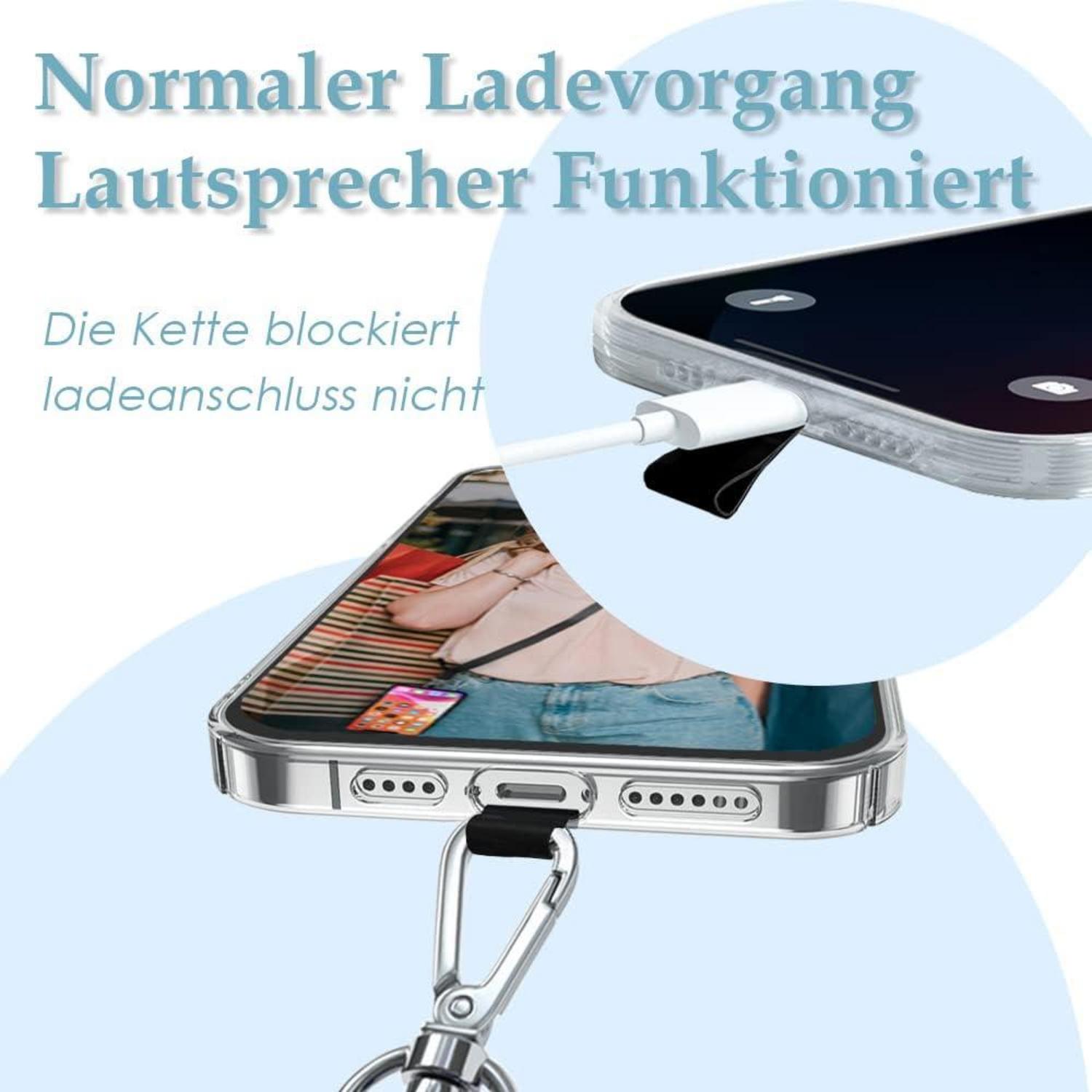 Handykette Universal für alle Smartphones zum Umhängen - Einstellbarer Schlüsselband-Halter - Kombinierbar mit jeder Hülle
