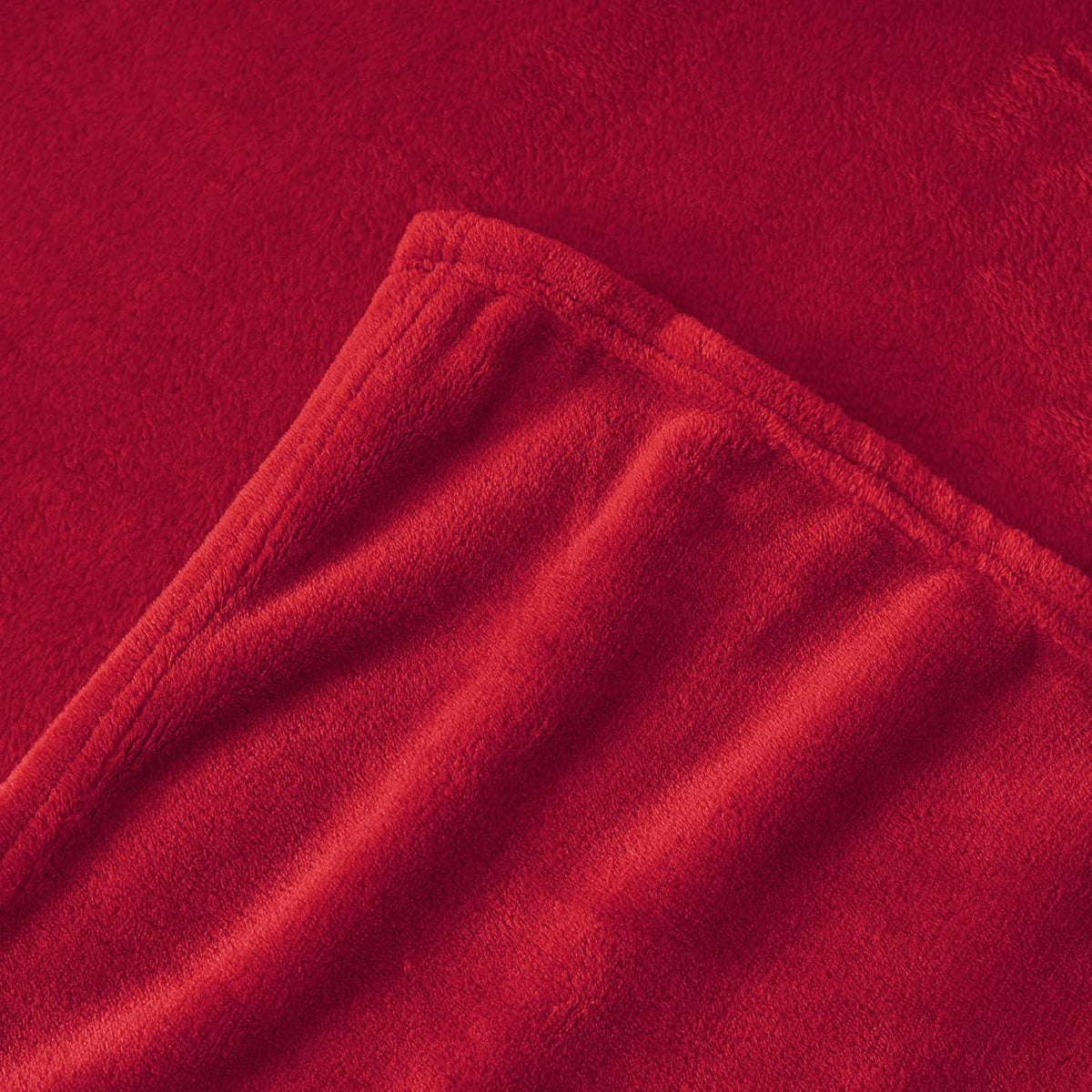 Kuscheldecke Rot XXL 220x240 cm Flauschig Weich Warm