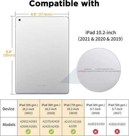 EasyAcc Tastatur Hülle für iPad 10.2 Zoll