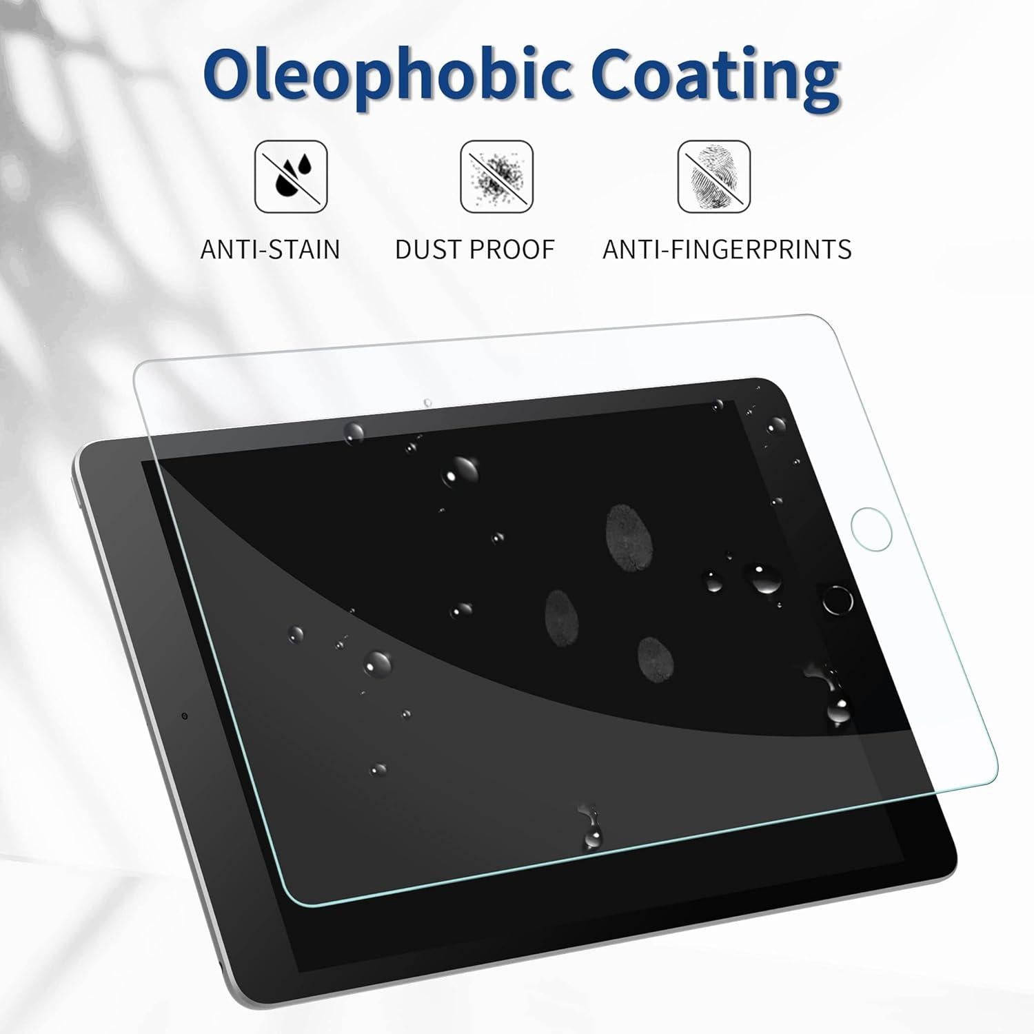 EasyAcc Bluetooth Tastatur Hülle iPad 10.2 Zoll Schwarz