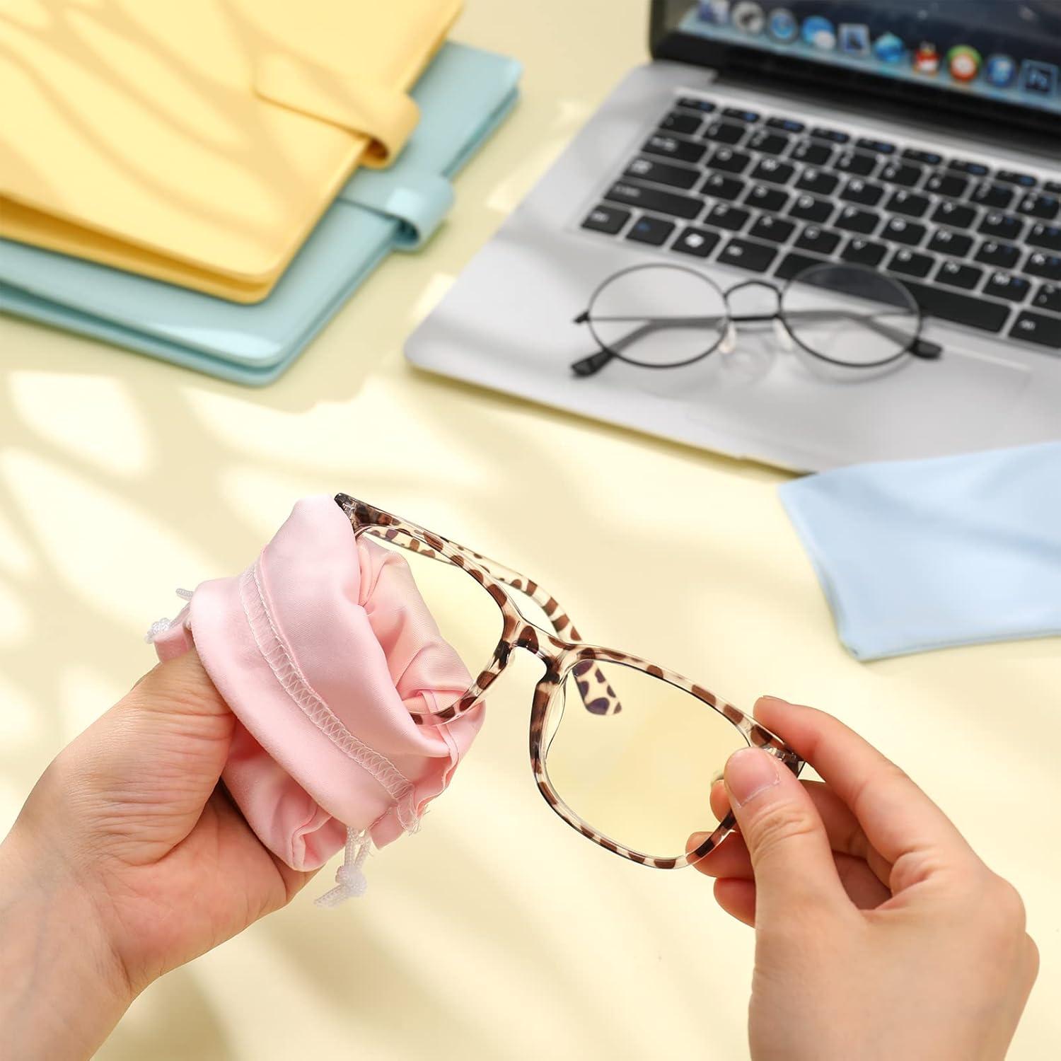 14 Stück Brillenetui Mikrofaser Aufbewahrungsbeutel Sonnenbrille
